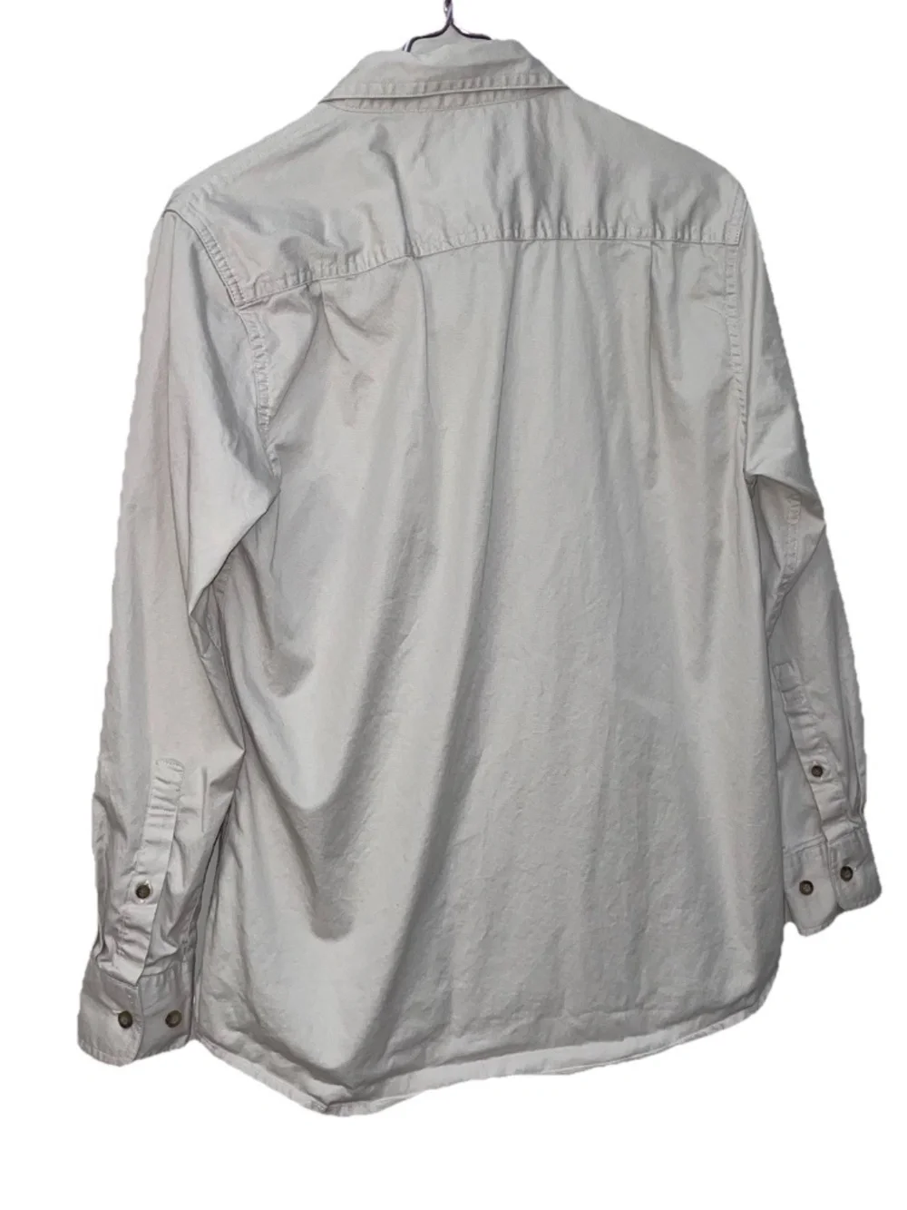RB Sellars Sandy Womens Half Button L/S Shirt AU 12/US 8 Khaki Western Workwear - Picture 2 of 12